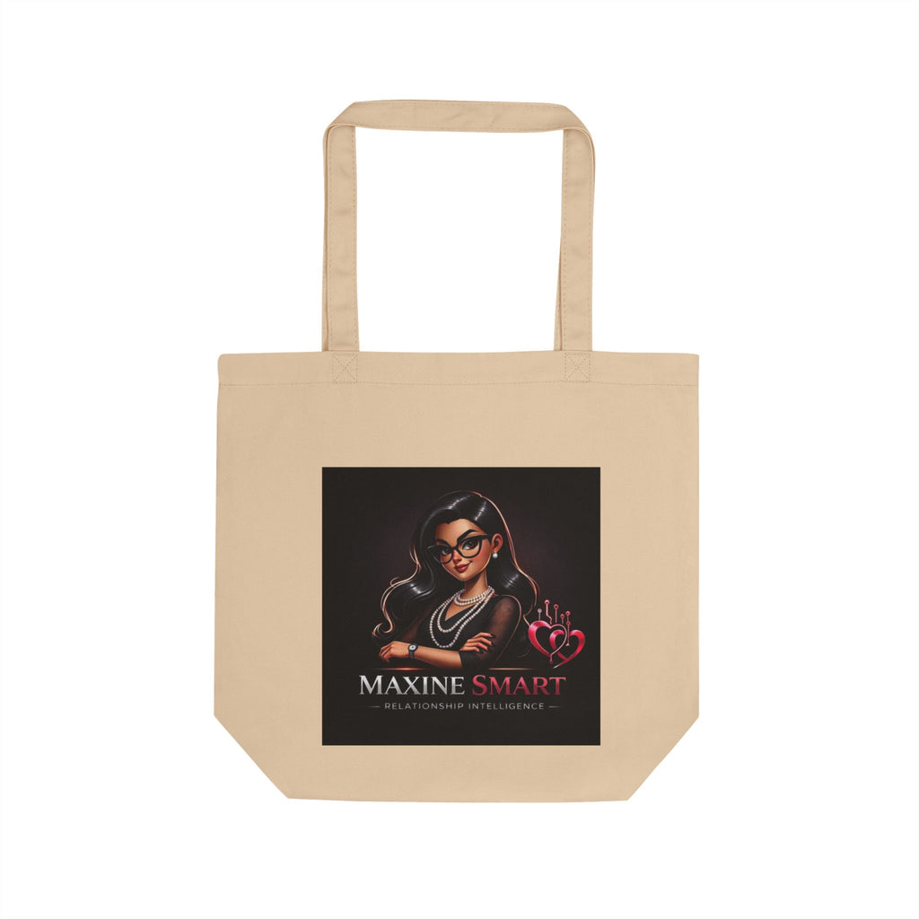 Maxine Smart Tote Bag — Stylish Feminine Character Illustration Eco Tote