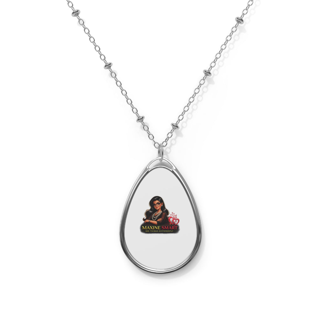Maxine Smart Oval Photo Necklace