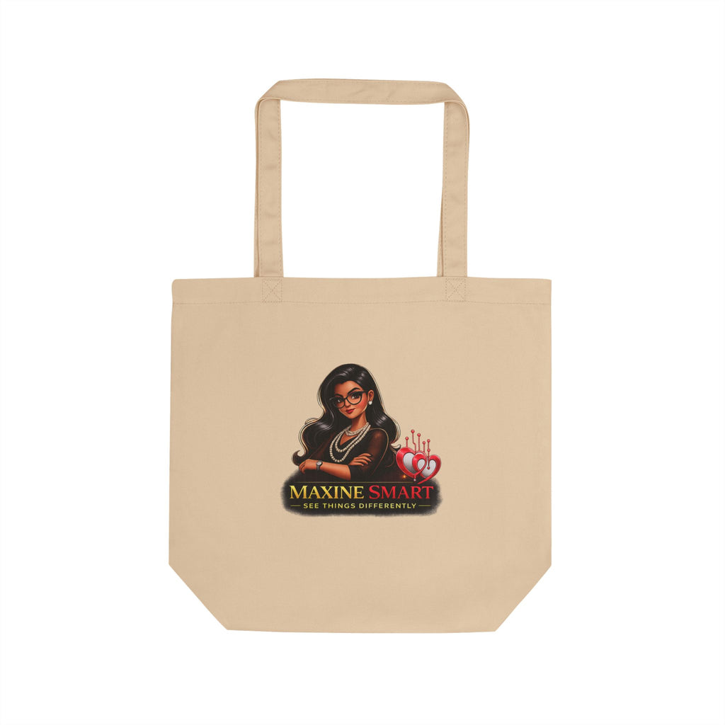 Maxine Smart Tote Bag — Stylish Feminine Character Illustration Eco Tote