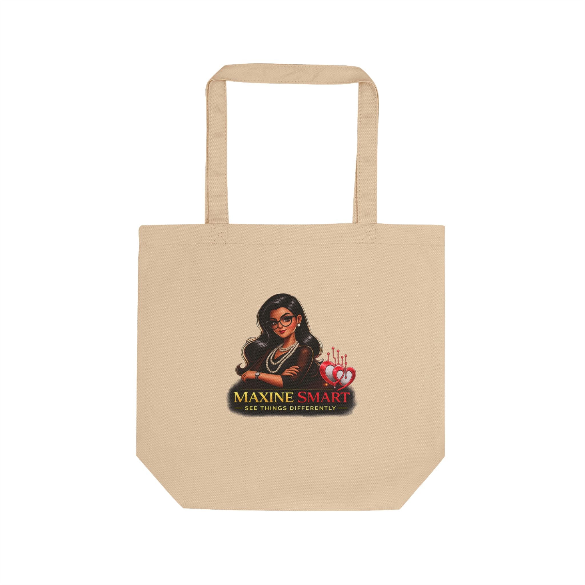 Maxine Smart Tote Bag — Stylish Feminine Character Illustration Eco Tote