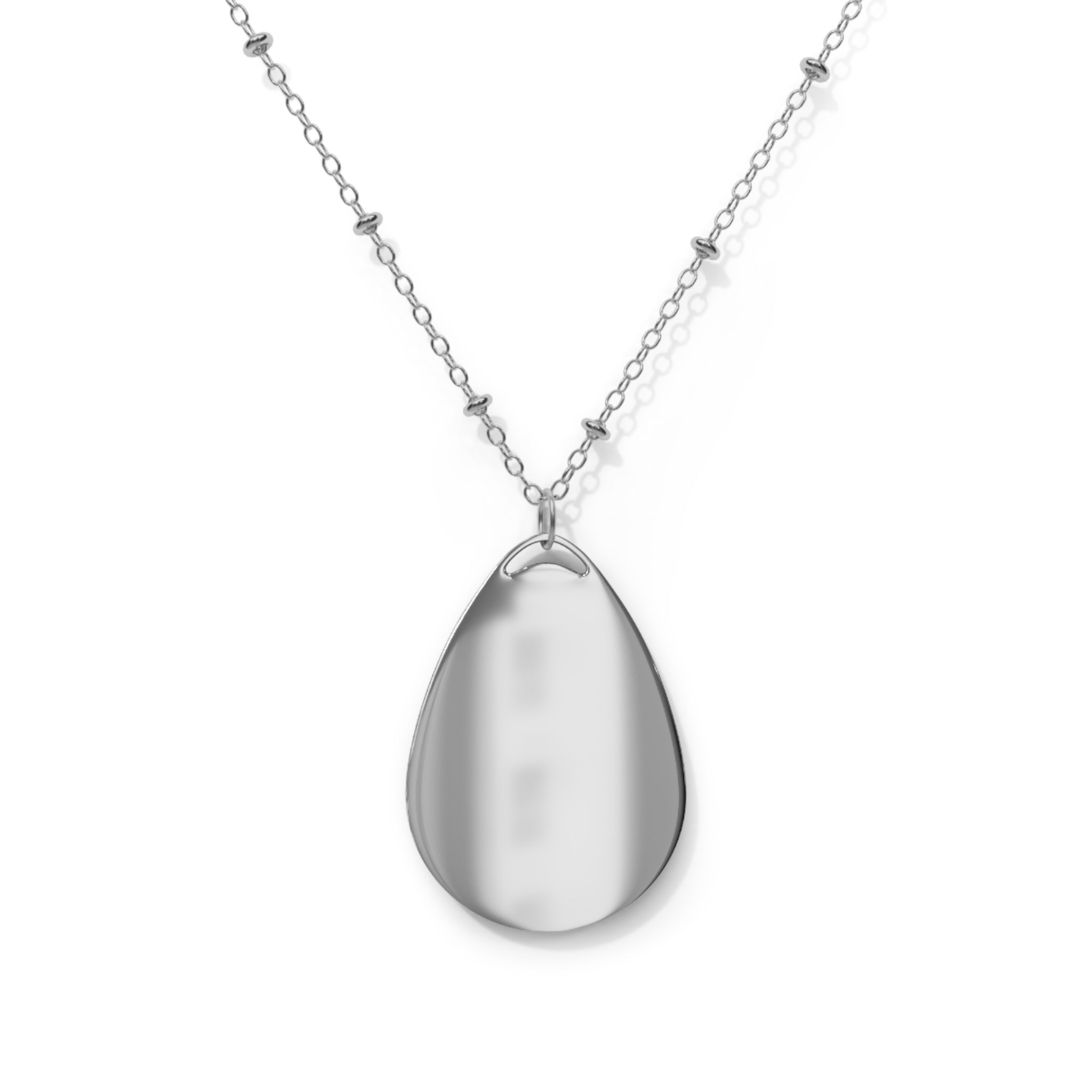 Maxine Smart Oval Photo Necklace