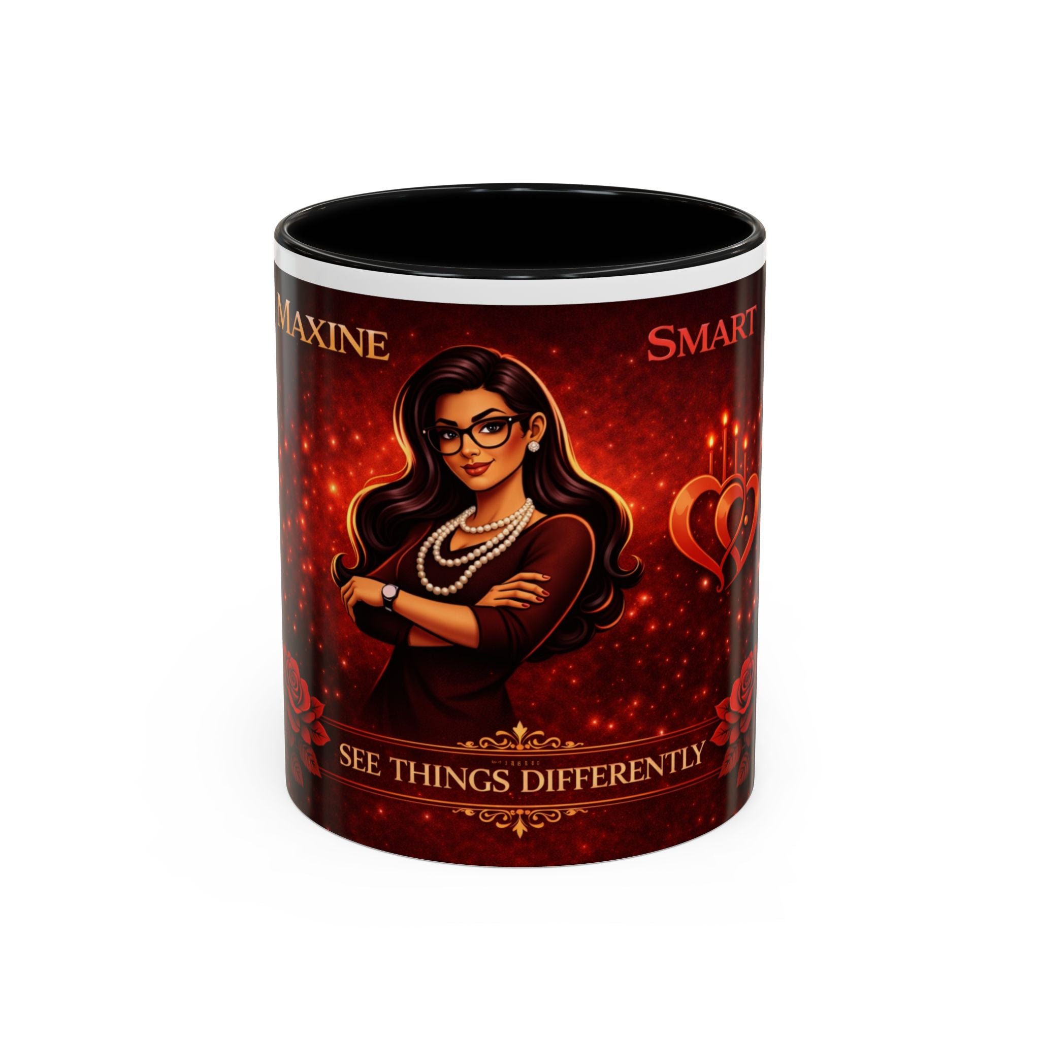 Empowered Woman Coffee Mug — “See Things Differently” Accent Mug