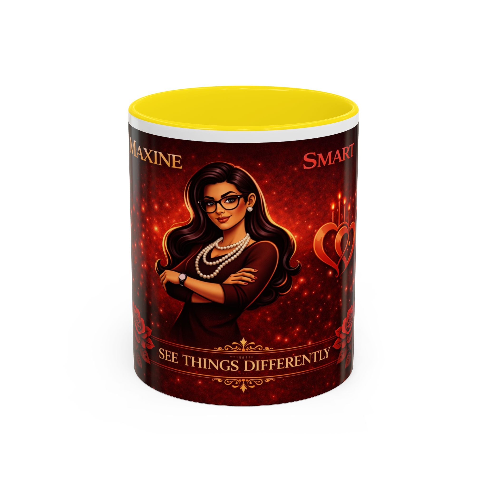 Empowered Woman Coffee Mug — “See Things Differently” Accent Mug