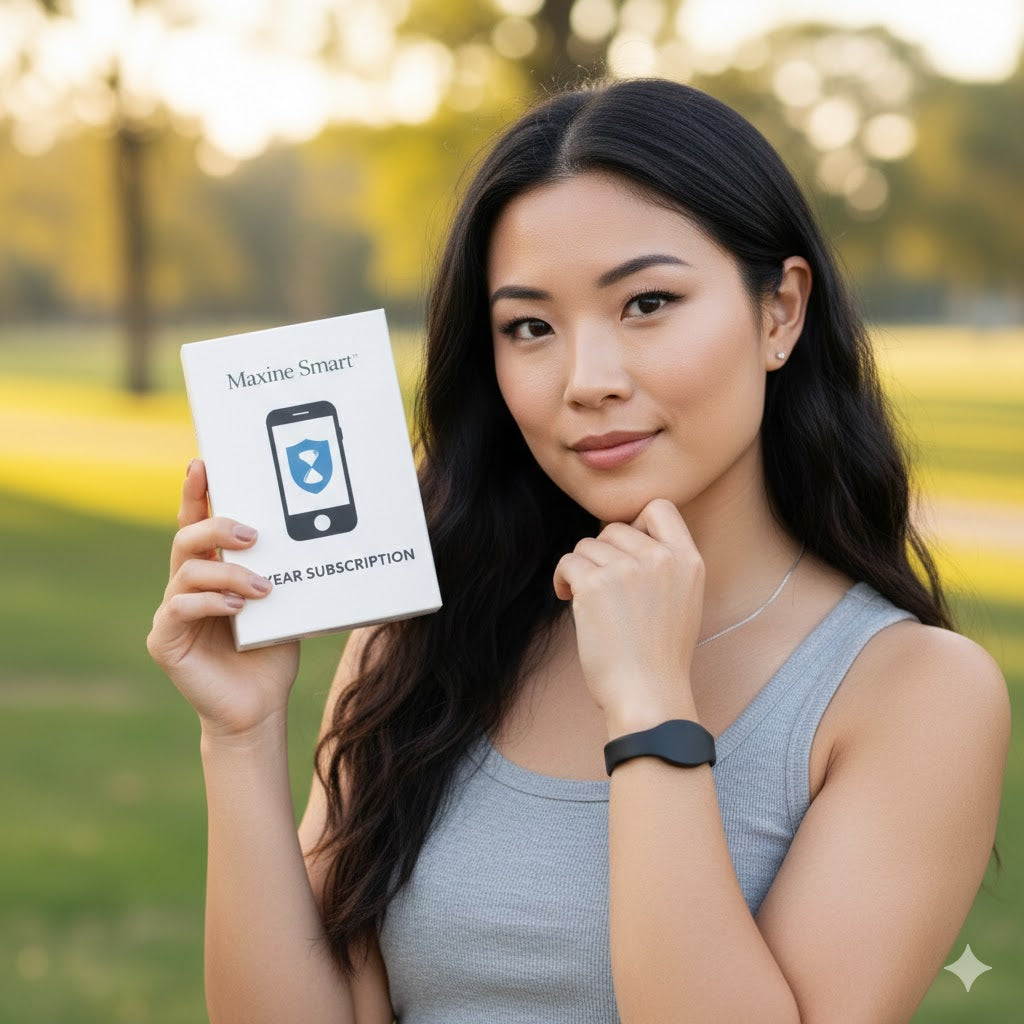 Maxine Smart™ Standard Smart Safety Band — 1 Month Free App Access