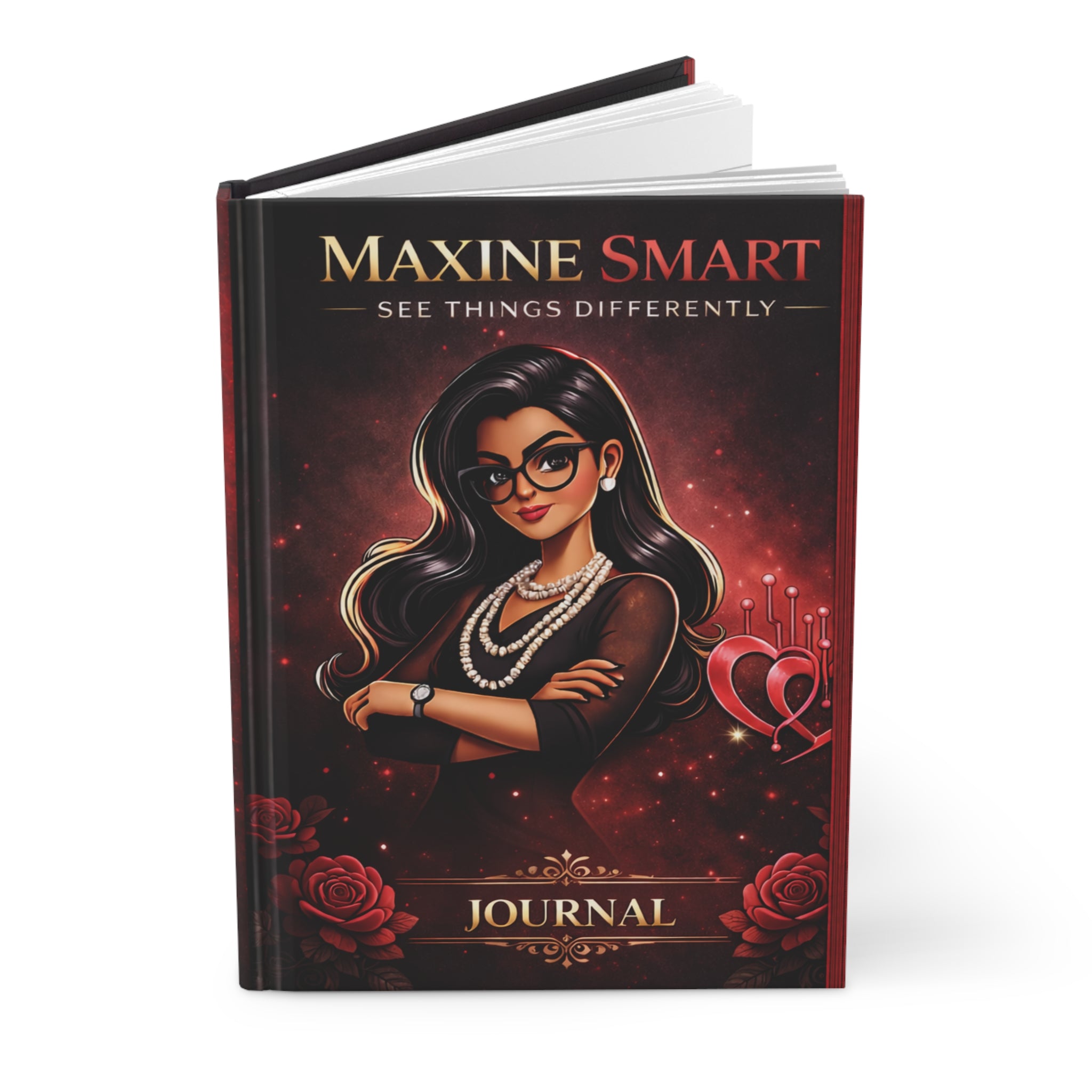 Maxine Smart Hardcover Journal — “See Things Differently” Inspirational Notebook