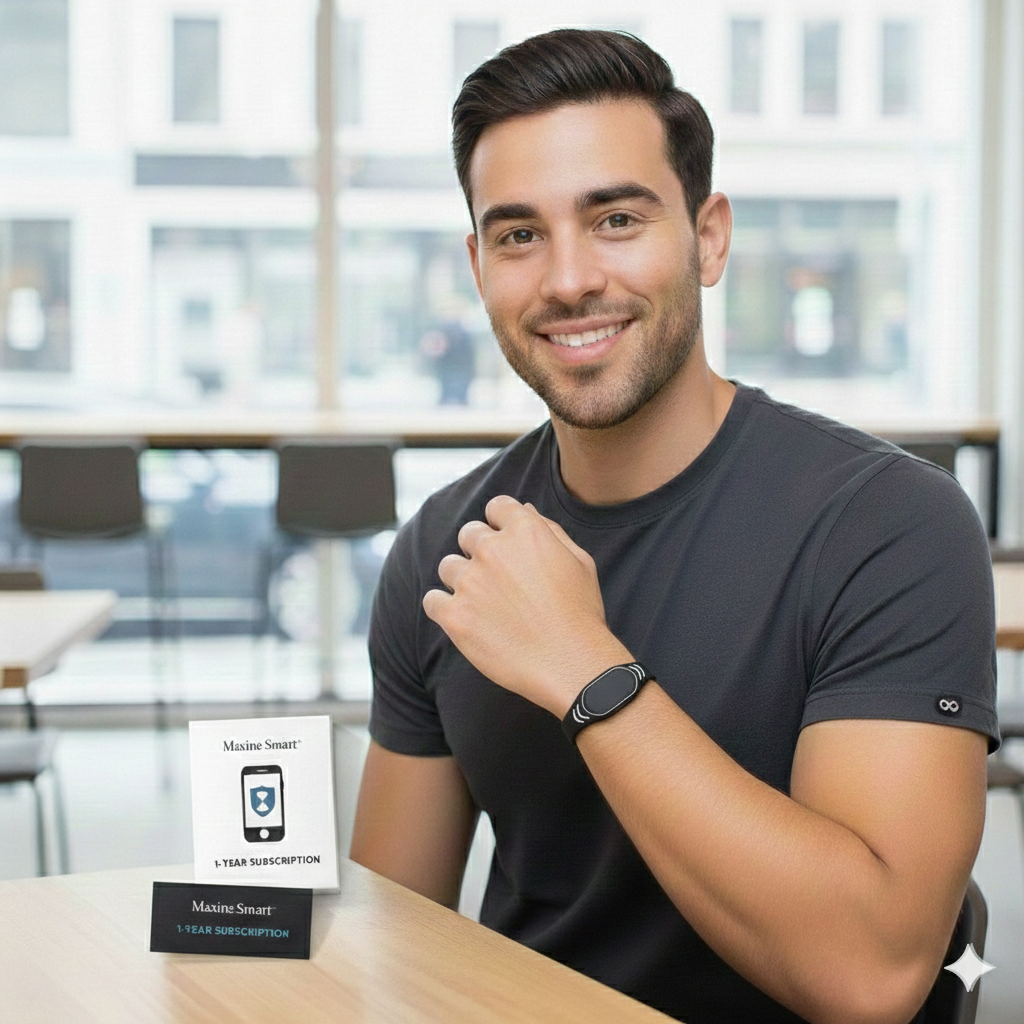 Maxine Smart™ Advanced Smart Safety Band plus 1 Month Free App Access